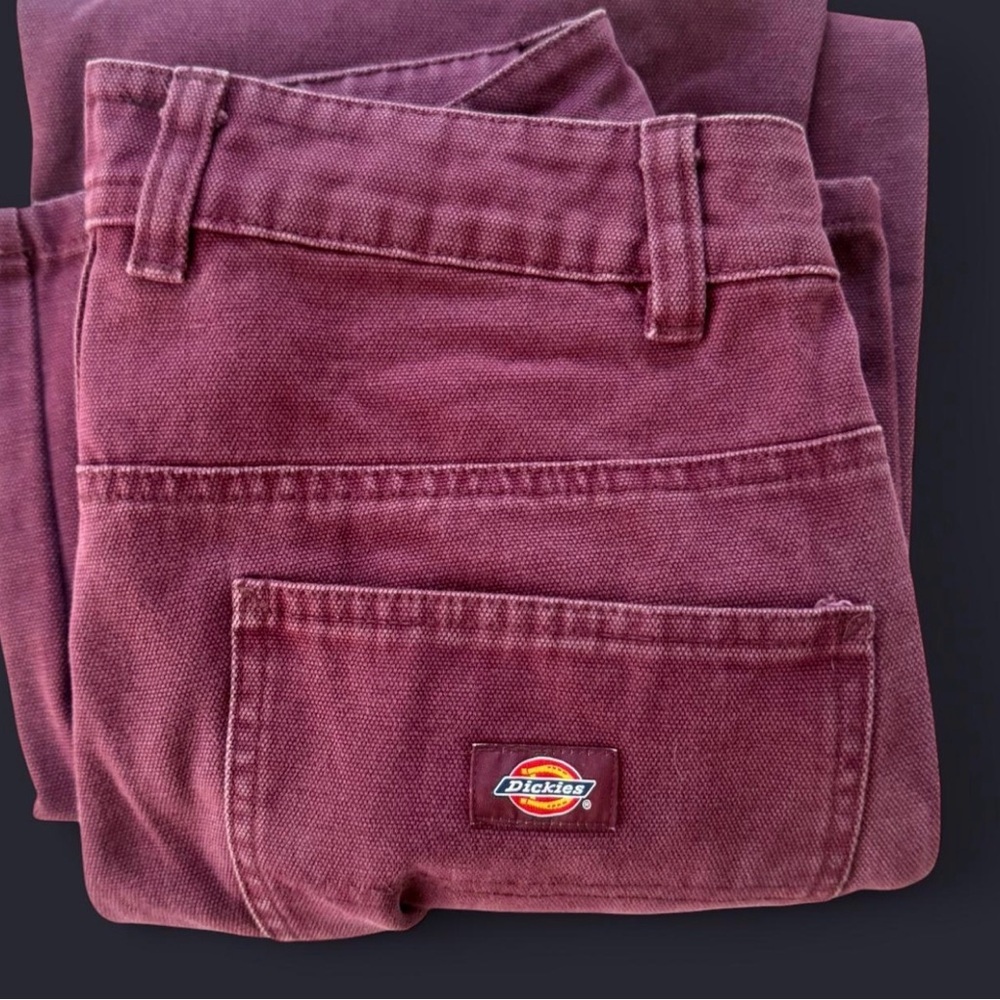 Dickies Burgundy Work Pants